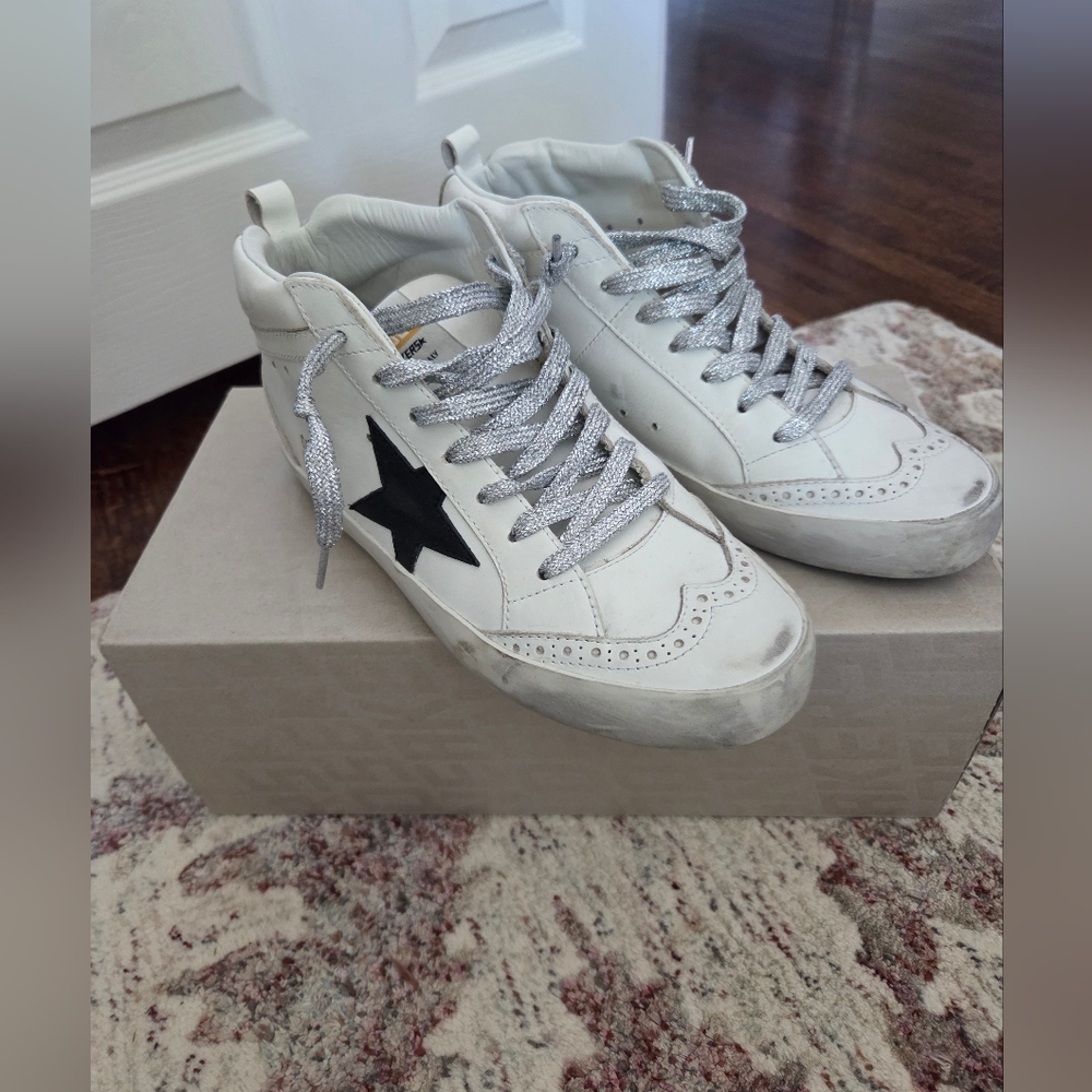 Golden Goose Like New Mid Star Sneakers